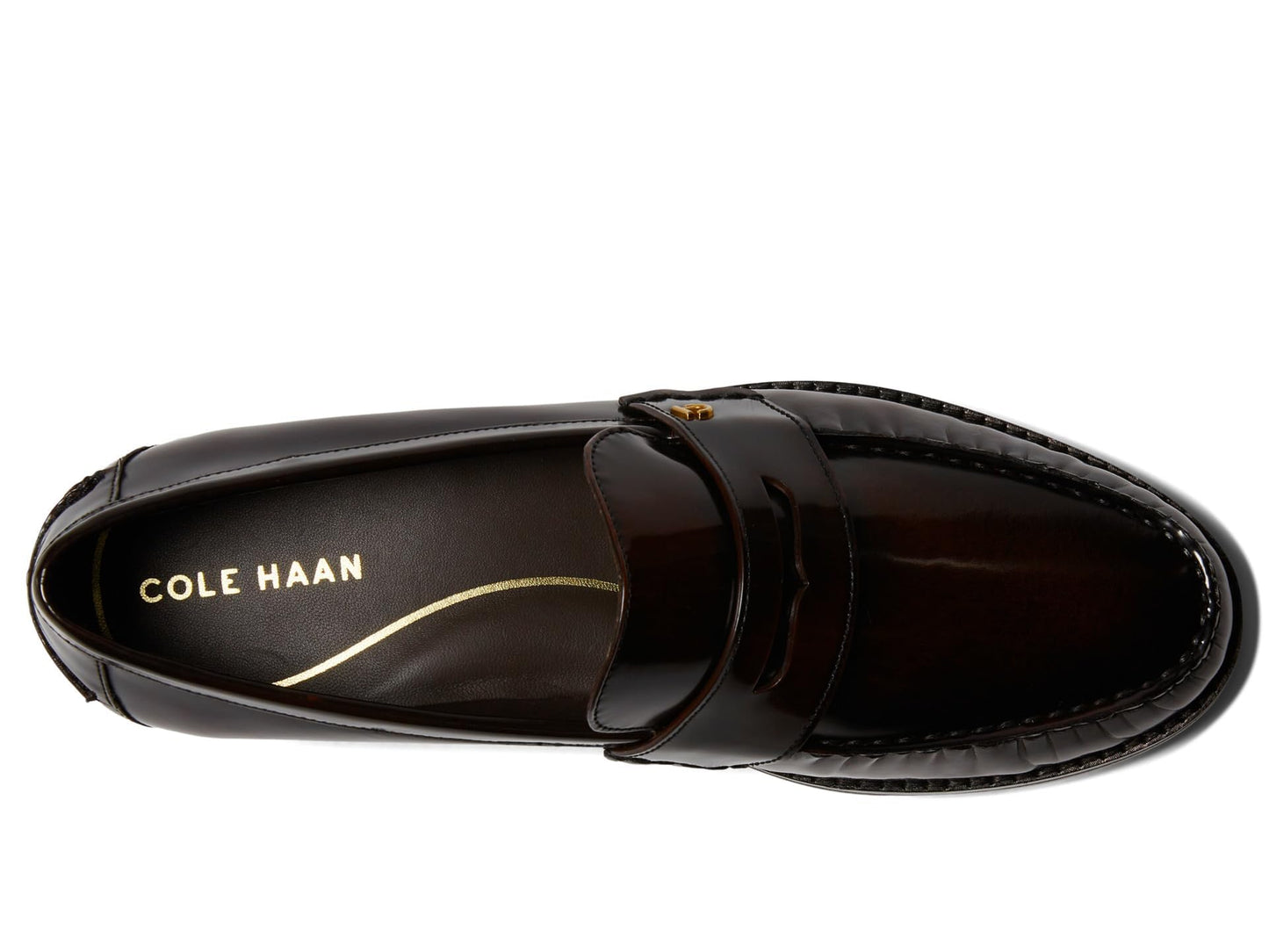 Cole Haan Womens Lux Pinch Penny Loafer, Deep Burgundy Box, 11-B US