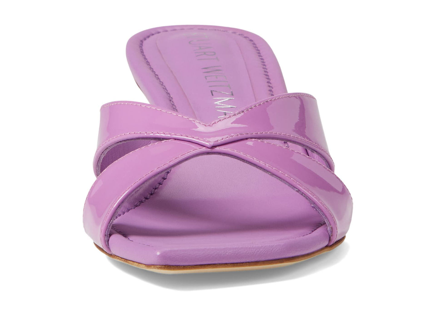 Stuart Weitzman Miami Xcurve 50 Slide Lilac 11 B