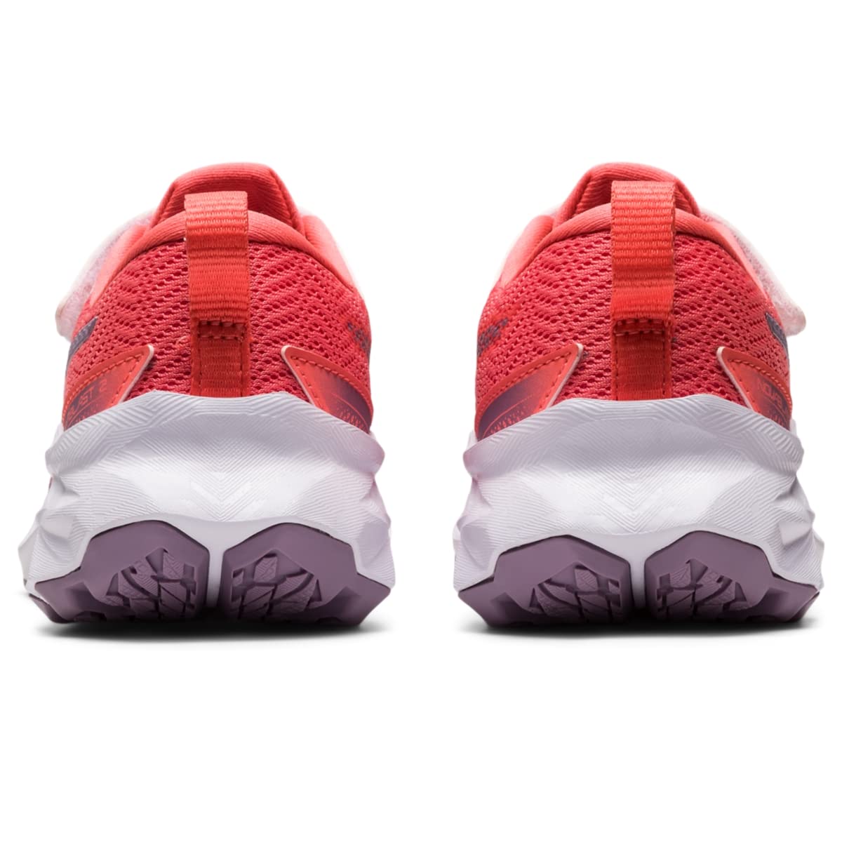 ASICS Kid's NOVABLAST 2 Pre-School Running Shoes, 2.5, Papaya/Dusk Violet