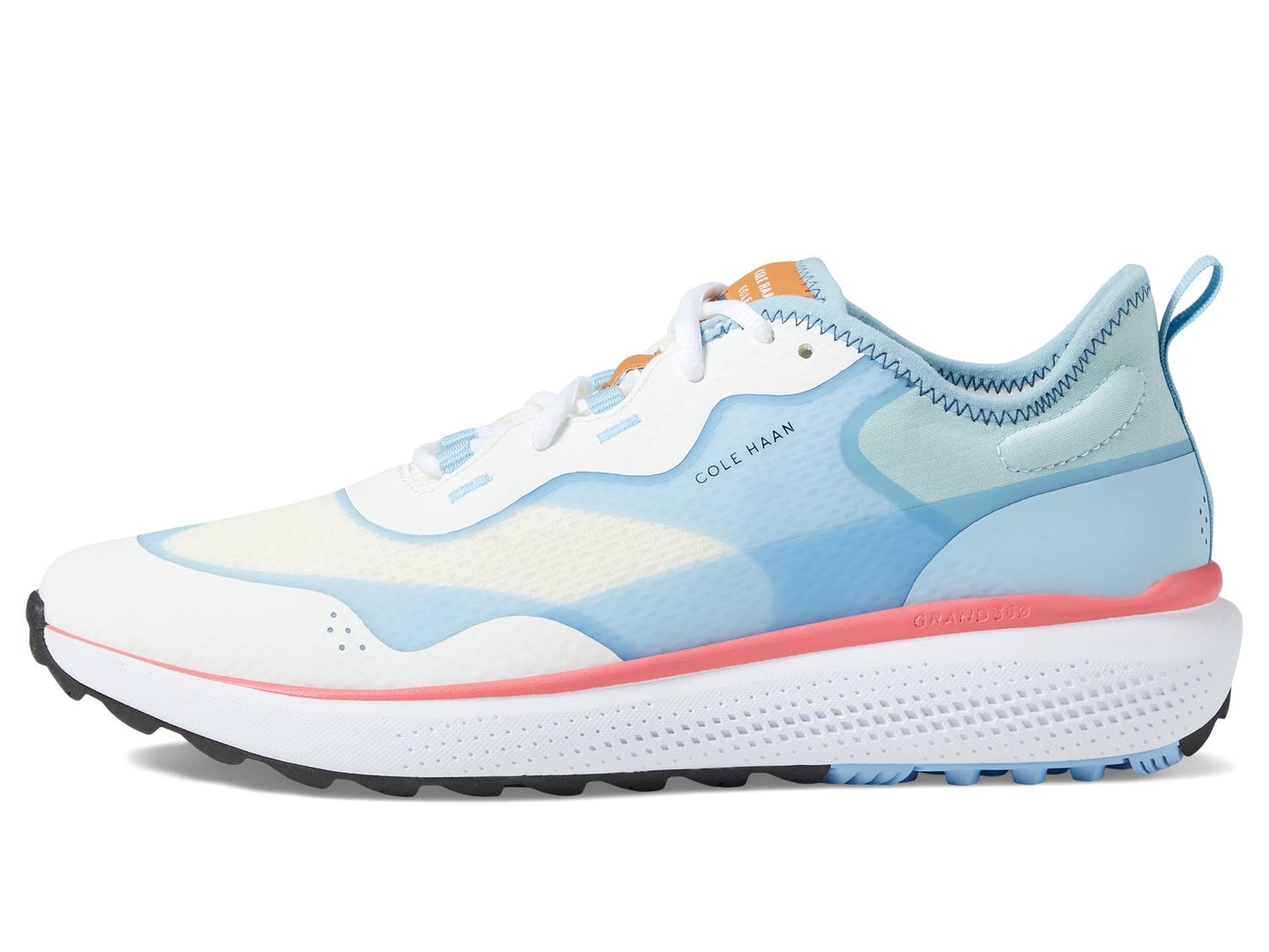 Cole Haan Zerogrand Fairway Optic White/Blue Bell/Sun Kissed Coral 6 B (M)