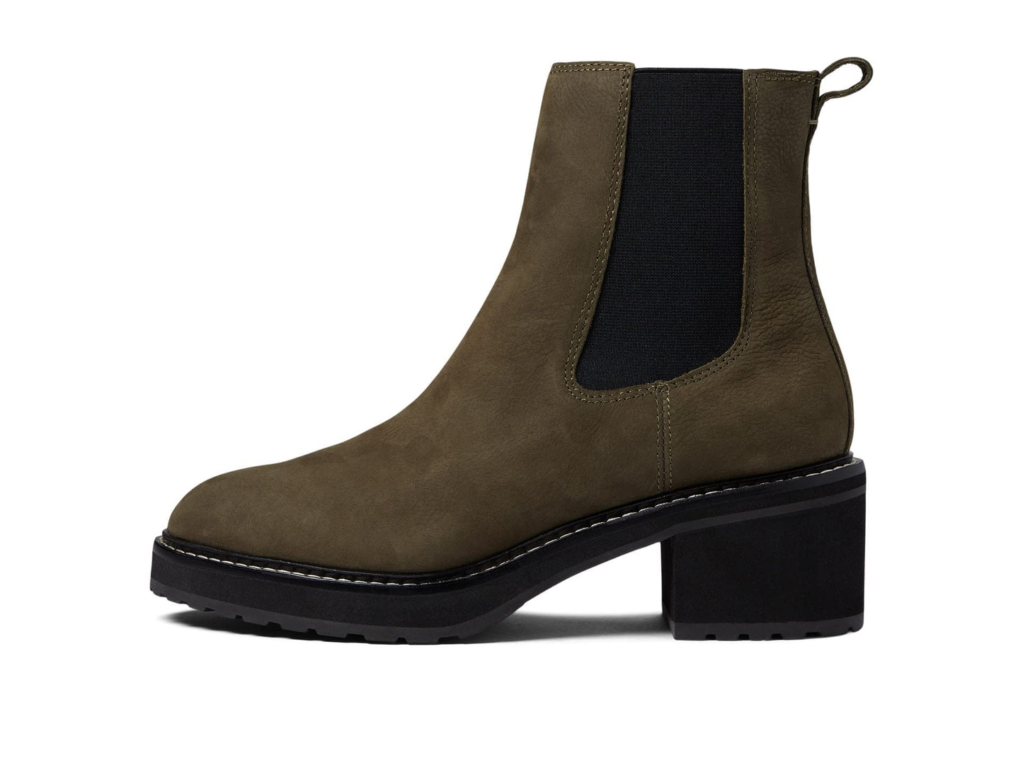 Madewell The Carina Platform Chelsea Boot Cargo Green 9.5 M