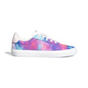 Adidas Women's Vulc Raid3r Skateboard Shoes, White/Pink/Silver Metallic US 6.5