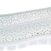 Skechers Women's EZ Flex Sweetpea Slip-On Flat, White, 8.5 W US