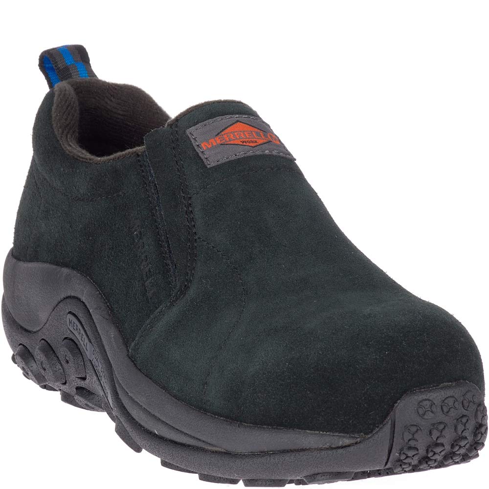 Merrell Women's Jungle Moc Alloy Toe, Black, 7