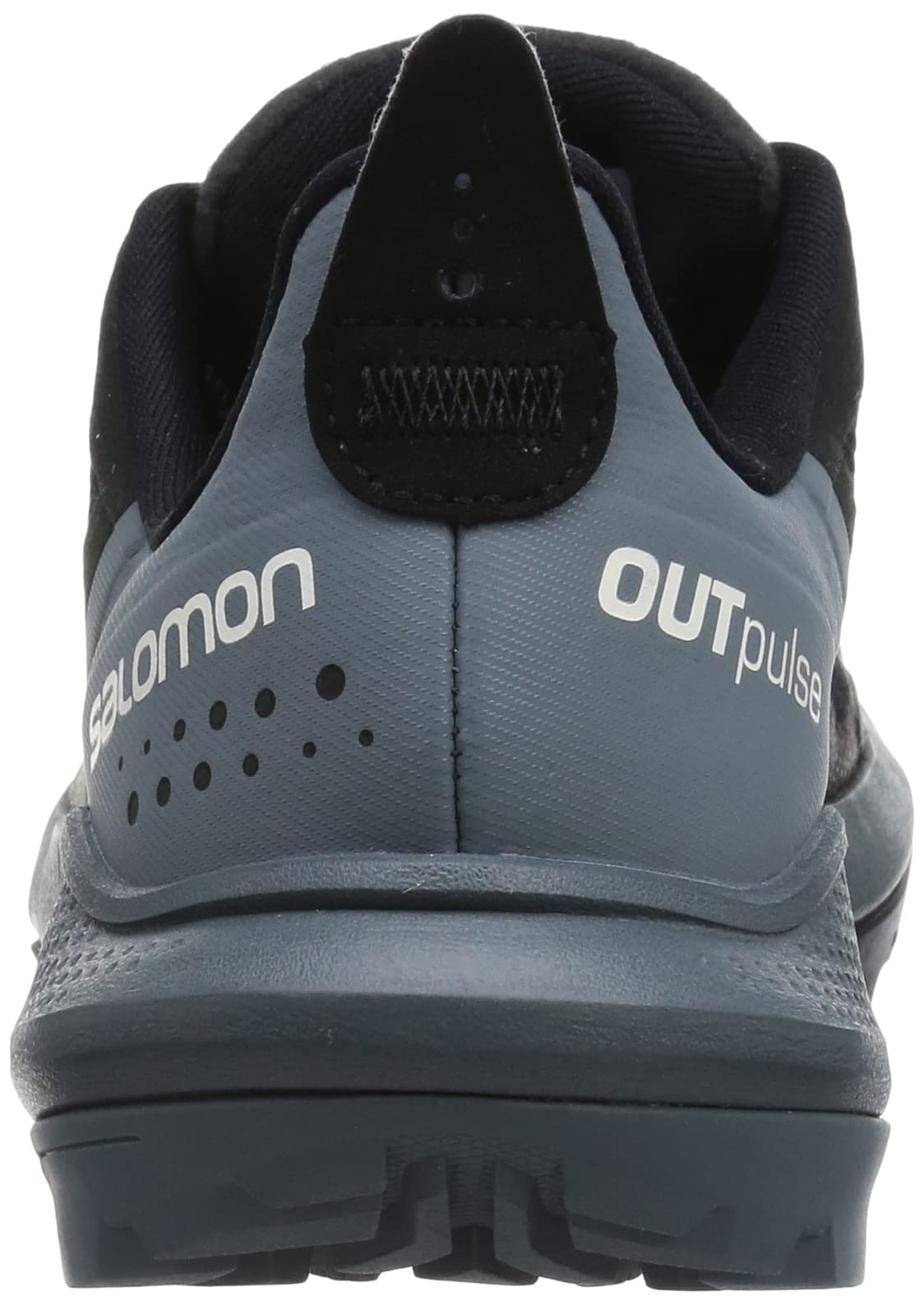 Salomon Women's OUTPULSE Gore-Tex Hiking Shoes for Women, Black/Stormy Weather/Vanilla Ice, 9