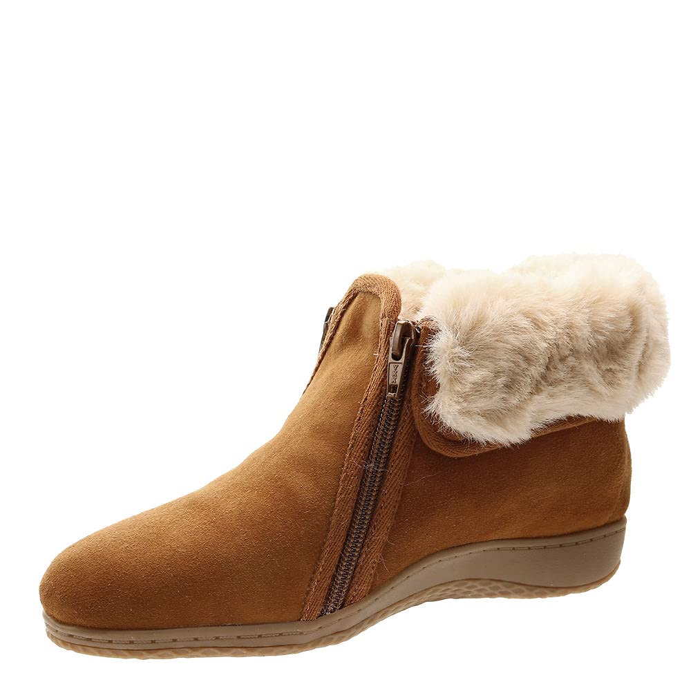 David Tate Cuff Womens Boot E US TanSuede