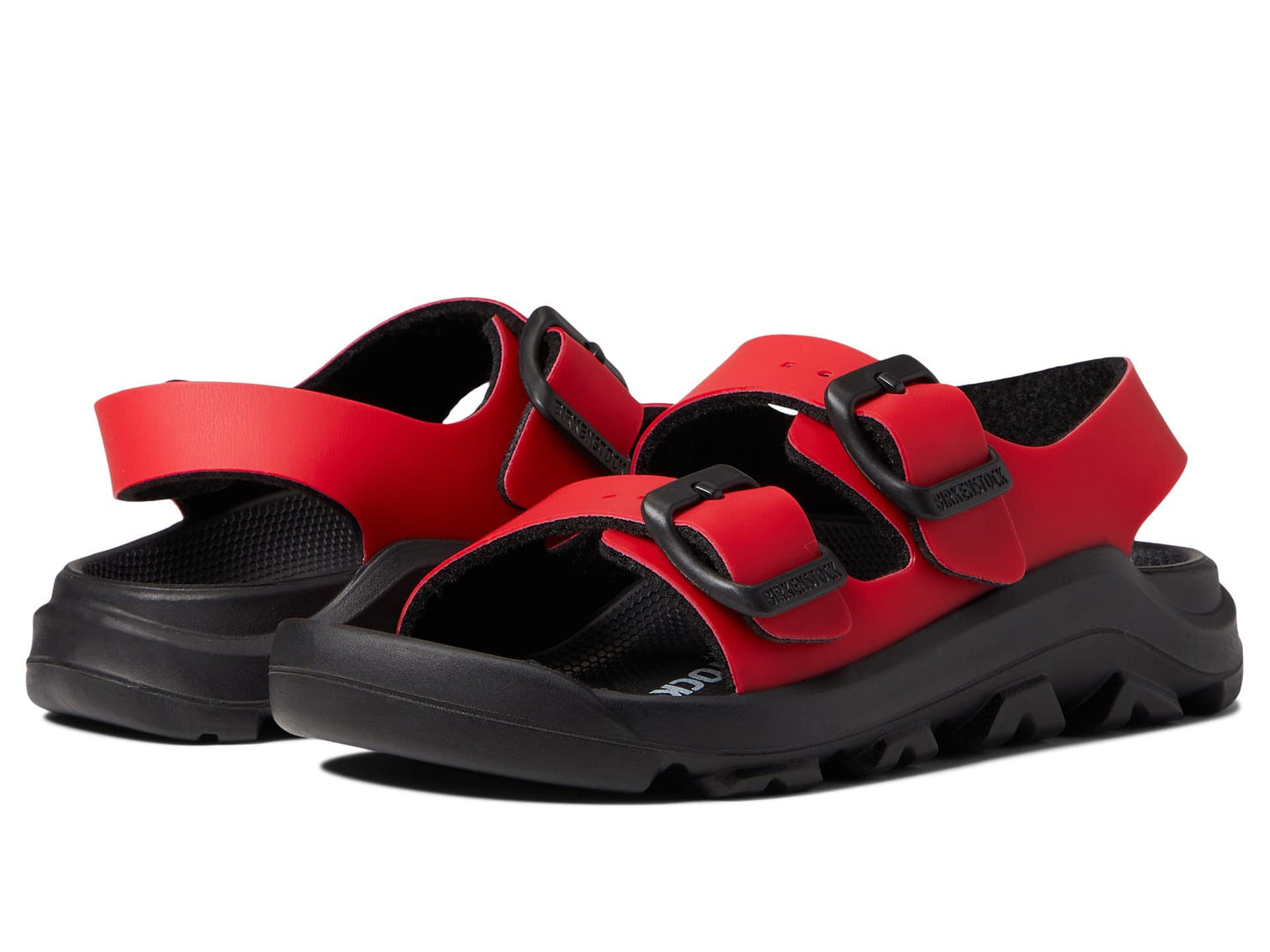 Birkenstock Mogami (Toddler/Little Kid/Big Kid) Active Red Birko-Flor EU 33 (US 2-2.5 Little Kid) Narrow