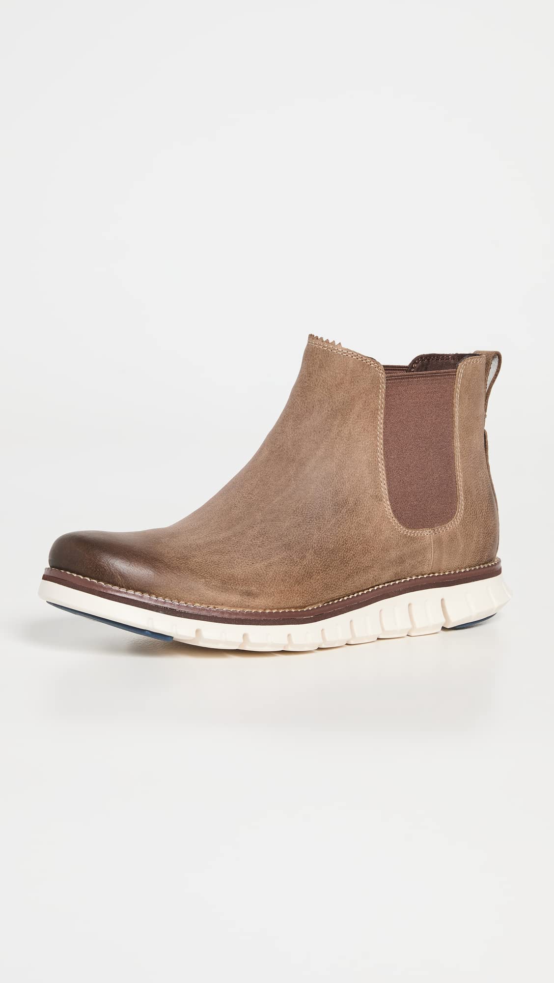 Cole Haan Men's ZeroGrand Chelsea Waterproof Boots, CH BIRCH BEIGE/IVO, Tan, 11 Medium US