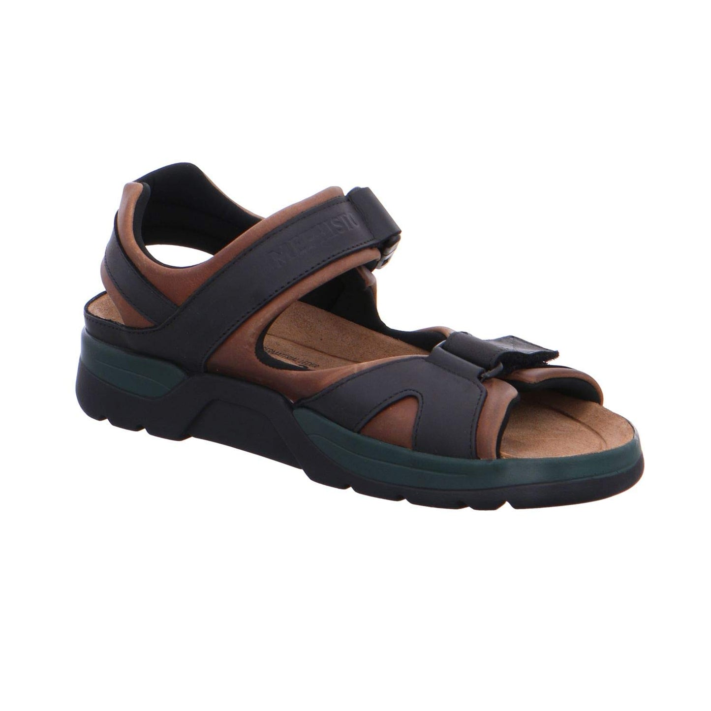 Mephisto Shark Fit Dark Brown Mens Sandals Size 42 EU
