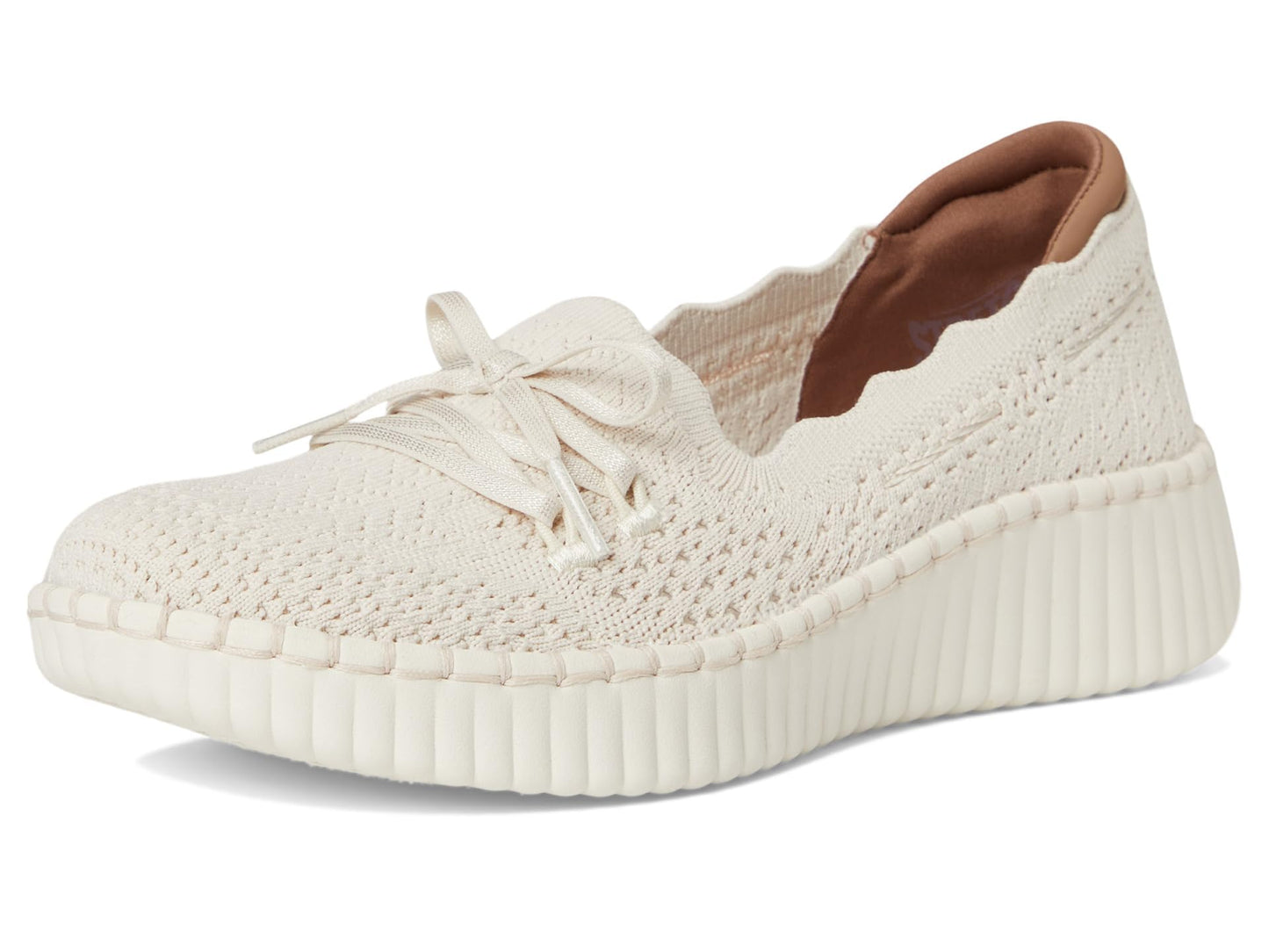 Skechers Women's Wilshire BLVD - Knit Sail, Off White, 9