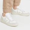 Veja Women's V-10 Sneakers, White/Natural/Pierre, 4 Medium US
