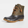 Sperry Women's Saltwater Boots, Brown/Olive, 12