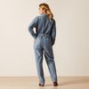 ARIAT Women's Herringbone Jumpsuit Denim S
