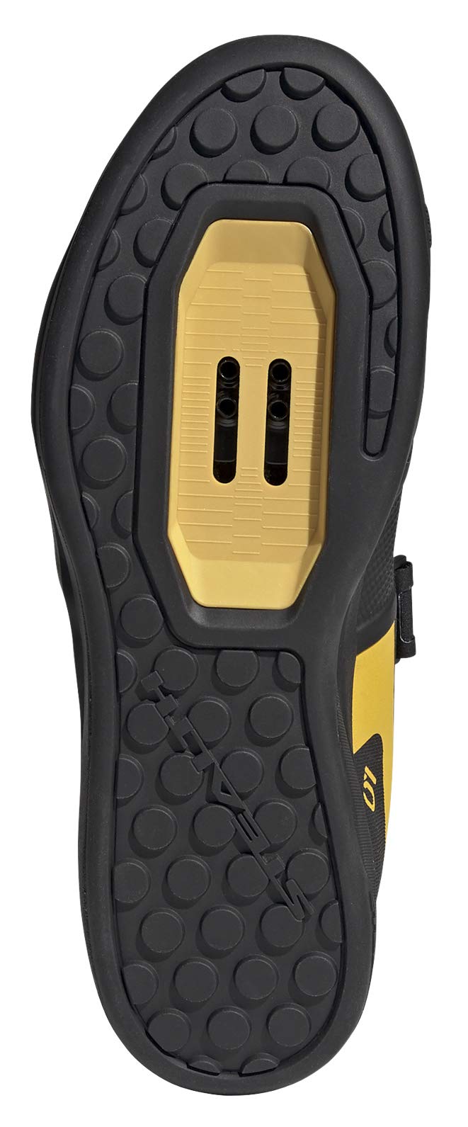 Five Ten Men's Hellcat Pro Mountain Bike Shoe, Core Black/Hazy Yellow/Red - 10