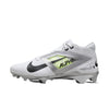 Nike Alpha Menace 4 Pro Football Cleats (FD7037-100, White/Metallic Silver/Photon Dust) Size 15