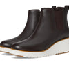 Cole Haan Women's Zerogrand City Wedge Boot Fashion, Dark Chocla/Ivory Waterproof, 10