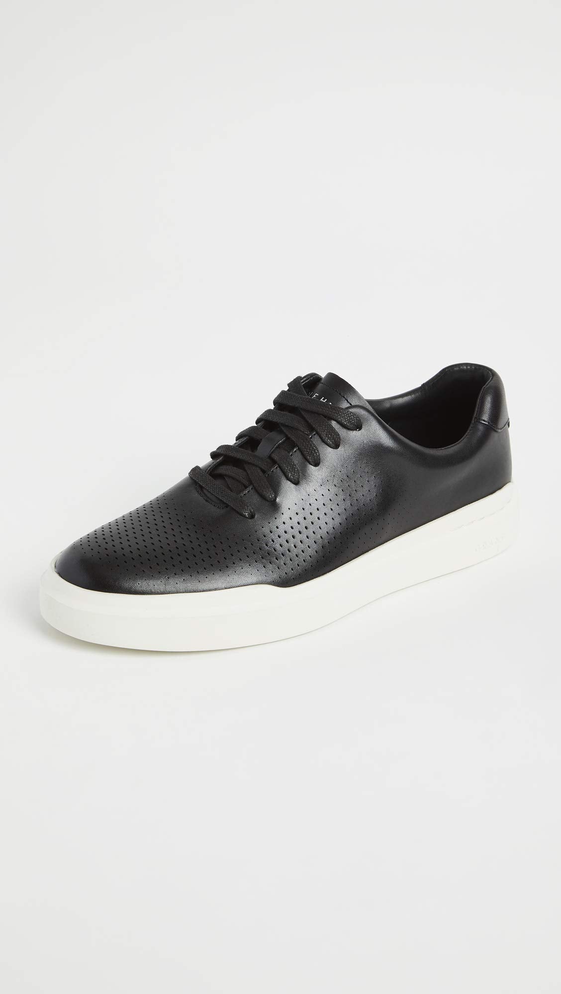 Cole Haan Grandpro Rally Canvas T-Toe Black/Optic White 10 B (M)