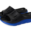 Hoka Unisex Ora Recovery Slide 22 Black/Ultramarine Men's 10, Women's 12