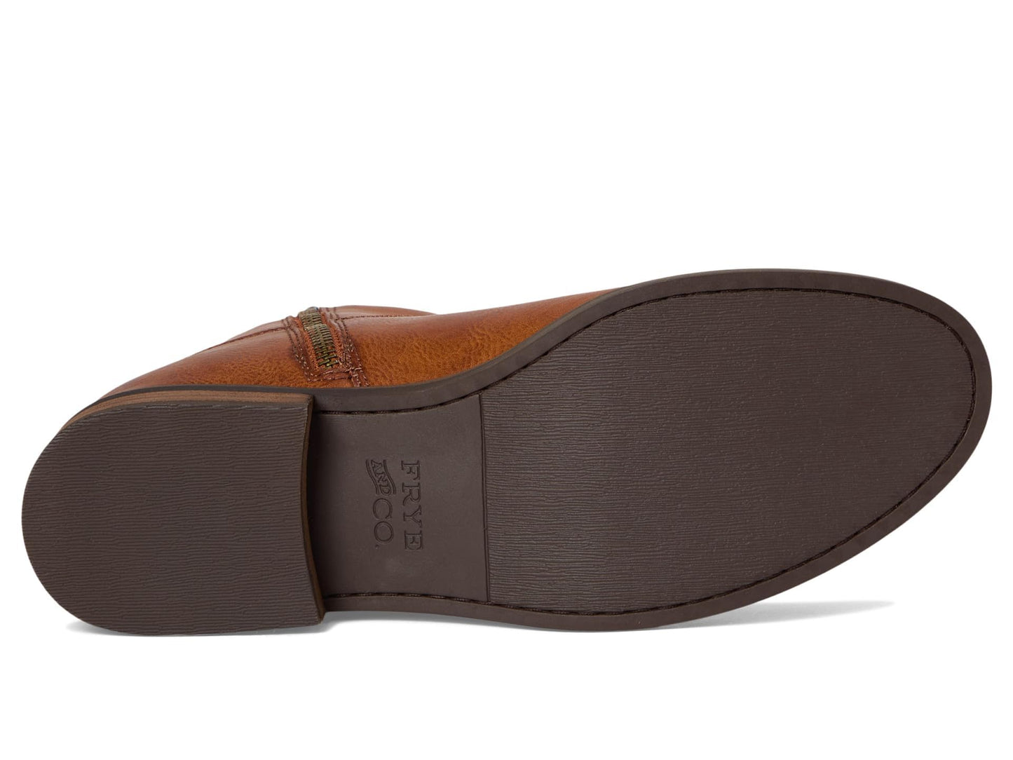 FRYE AND CO. Womens Kellie Button Short Cognac 7.5 Medium