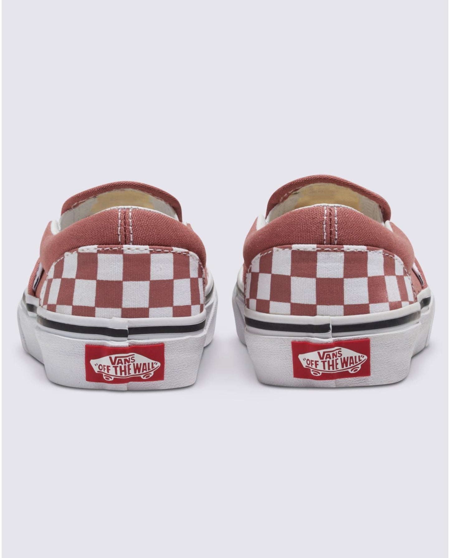 Vans Kids Unisex Classic Slip-On (Little Kid) Color Theory Checkerboard Withered Rose 13 Little Kid M