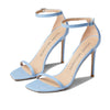 Stuart Weitzman Nudistcurve 100 Sandal Cornflower 5 M