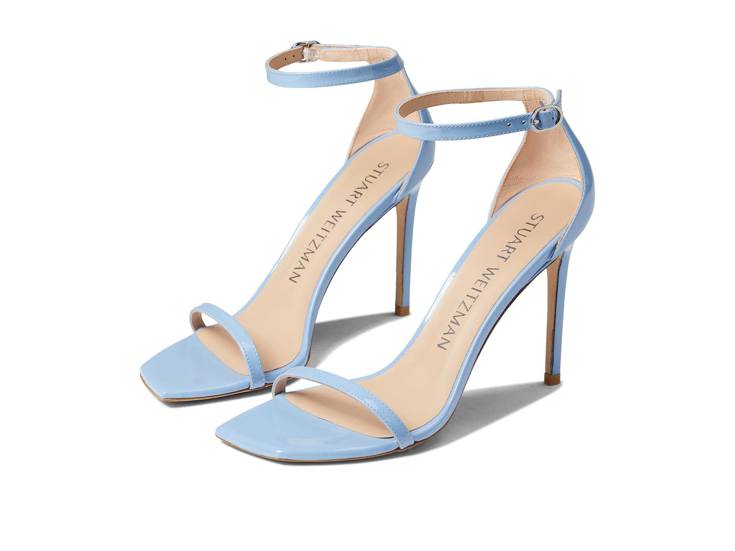 Stuart Weitzman Nudistcurve 100 Sandal Cornflower 5 M