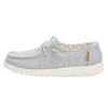 Hey Dude Girl's Wendy Toddler Linen Grey Size 10 | Girl’s Shoes | Girl’s Lace Up Loafers | Comfortable & Light-Weight