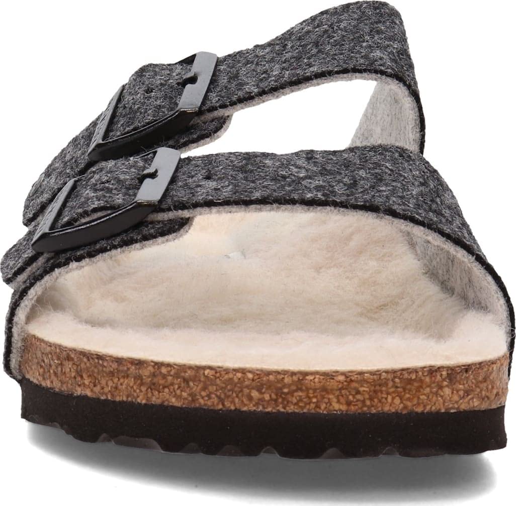 Birkenstock Men's, Arizona Wool Sandal - Regular Width Anthracite 41 M