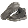HEYDUDE Men's Bradley Dark Grey, Size 10 | Men's Shoes | Men's Boots | Comfortable & Light-Weight