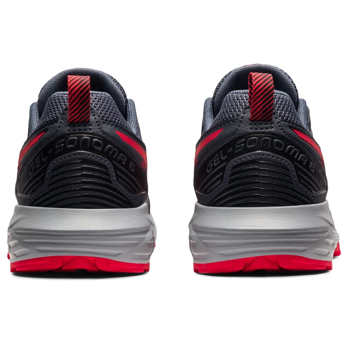 ASICS Men's Gel-Sonoma 6 Running Shoes, 11, Carrier Grey/Electric RED