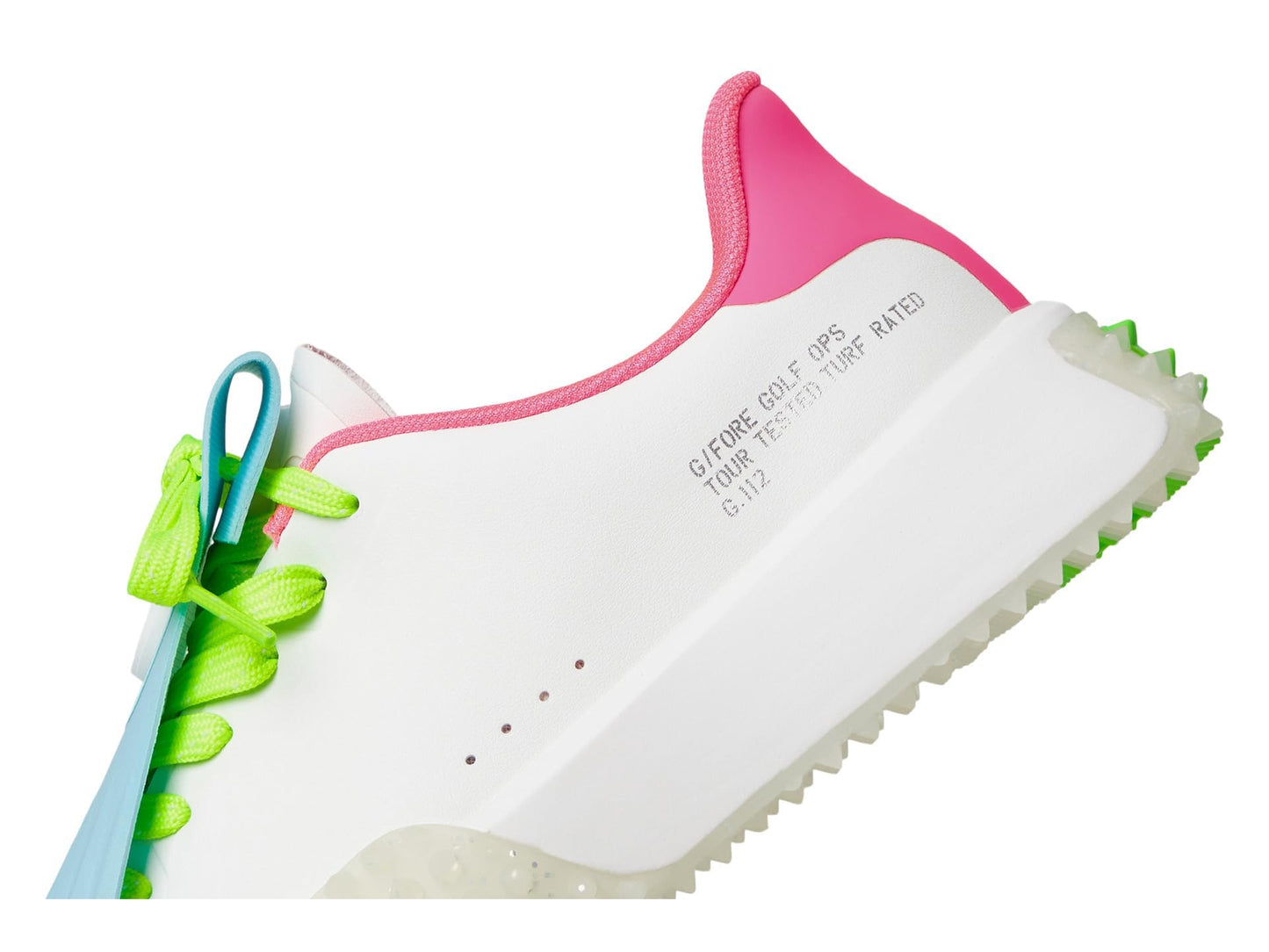 GFORE Women's G.112 Golf Shoes, Snow/Multi, 8 Medium