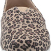 Skechers Women's Bobs Plush - Hot Spotted Ballet Flat Slip-On, Leopard, 6.5 W US