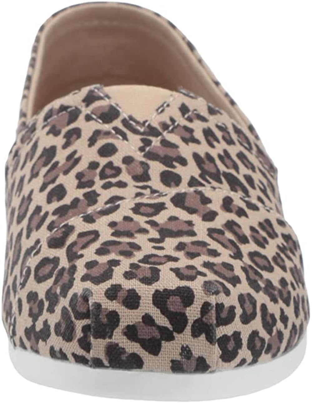 Skechers Women's Bobs Plush - Hot Spotted Ballet Flat Slip-On, Leopard, 6.5 W US