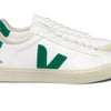 VEJA Women's Campo Sneaker, Extra White/Emeraude, 6.5