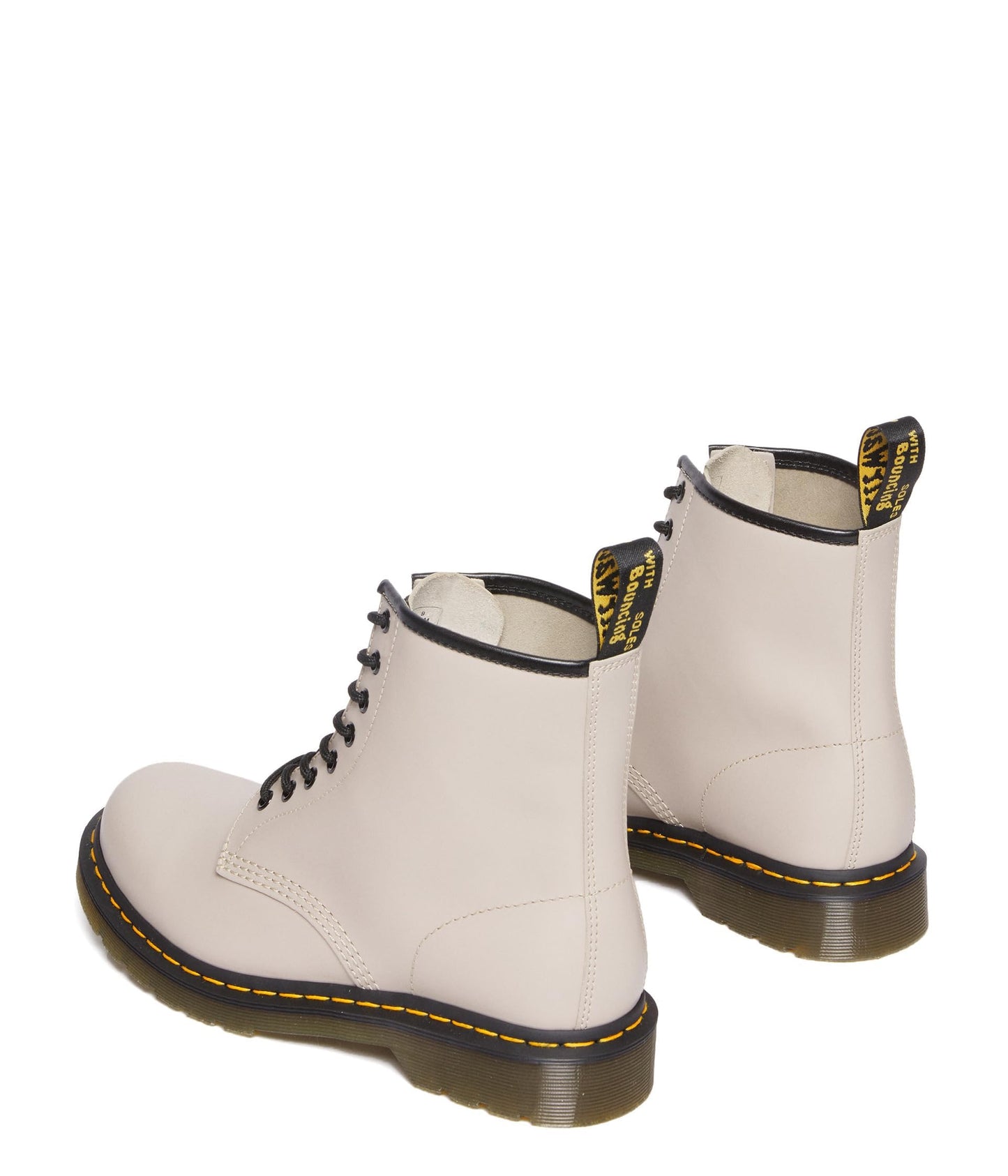 Dr. Martens 1460 Unisex Boots - Leather Upper - Lace-up Closure - Unlined - Pull-tab on Back - Round Toe Vintage Taupe UK 6 (US Men's 7, US Women's 8) Medium