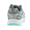Skechers Women's Go Run Consistent Sneaker, Gray/Turquoise, 8.5