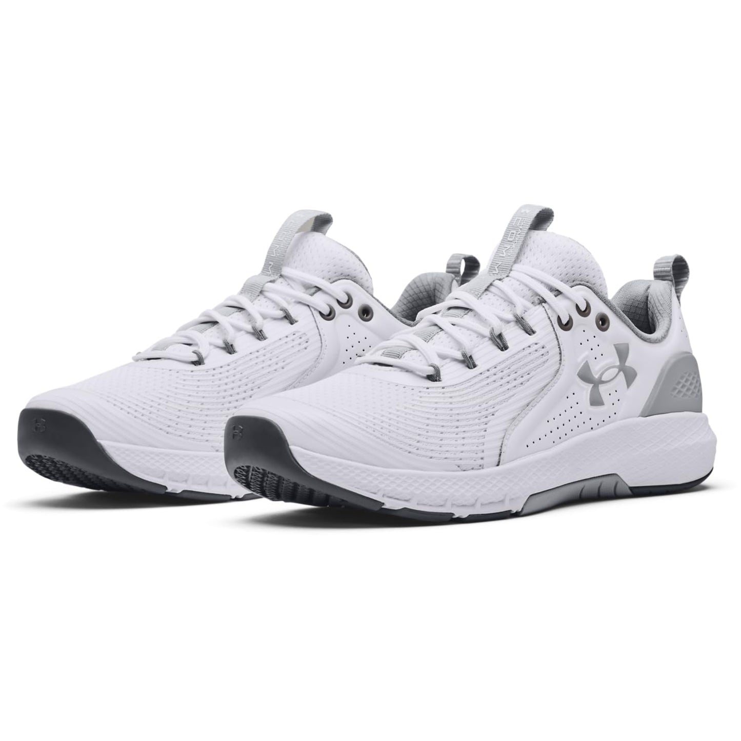 Under Armour Men's Charged Commit Tr 3, White (103)/Mod Gray, 11.5 M US