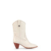 Frye Women's June Western, White - 8.5M