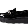 Stuart Weitzman Pearldrop Platform Loafer Black 5.5 B