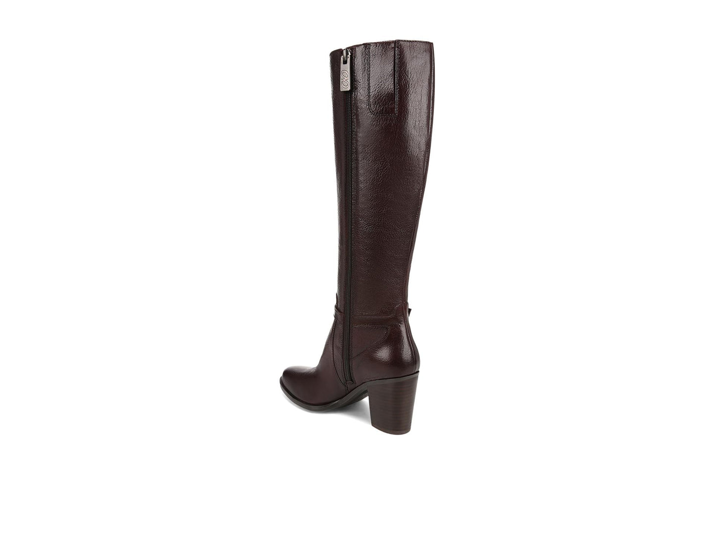 Naturalizer Women's Kalina Wide Shaft Wine Leather 8.5 Medium