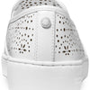 Michael Michael Kors Kane Perforated Slip-On Sneakers Size 10 Optical White