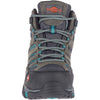 Merrell Women's Moab Vertex Mid Waterproof Composite Toe Construction Boot, Pewter, 9.5