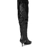 Schutz Women's Ashlee Mid Over The knee Boot, Black, 8.5