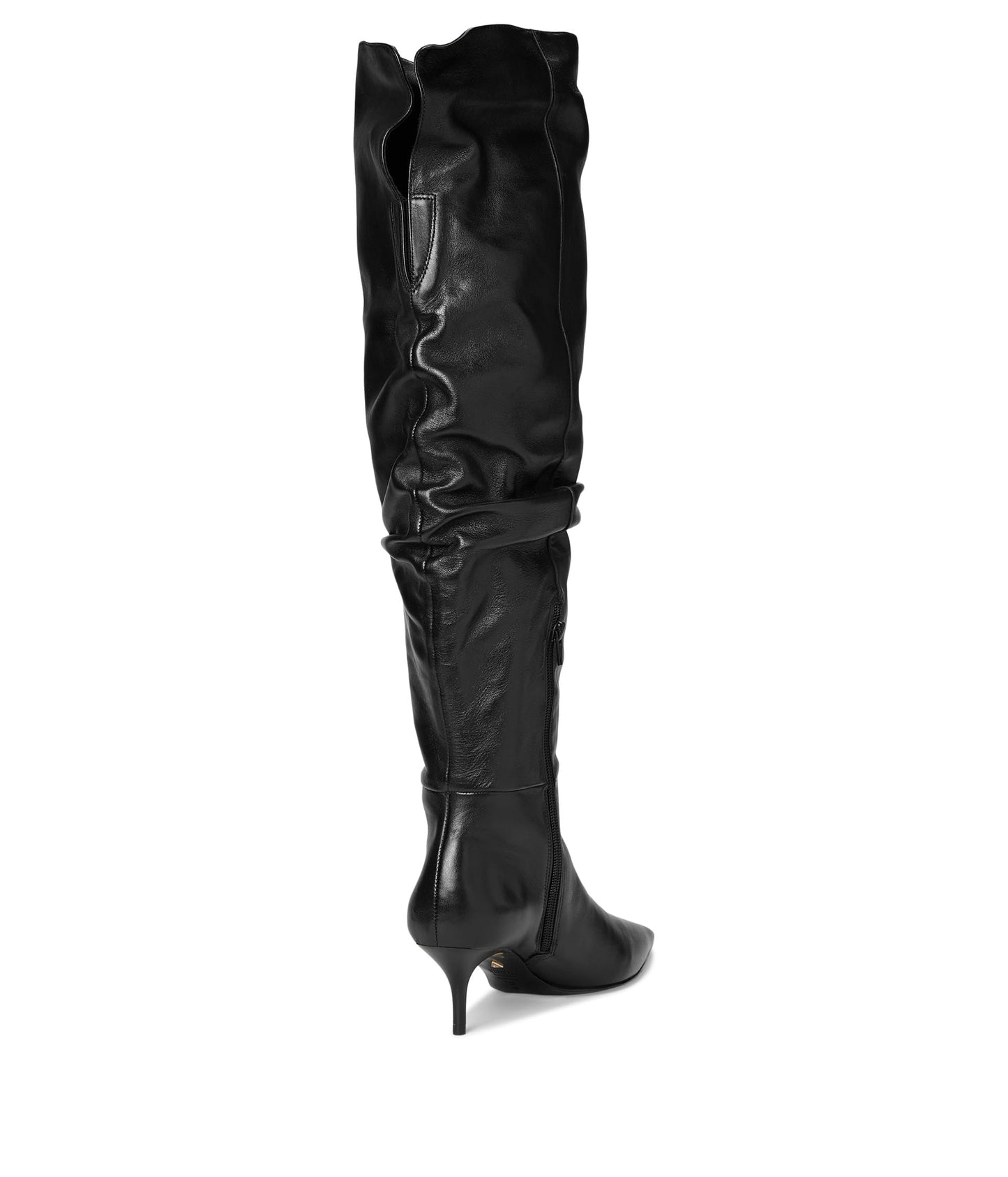Schutz Women's Ashlee Mid Over The knee Boot, Black, 8.5