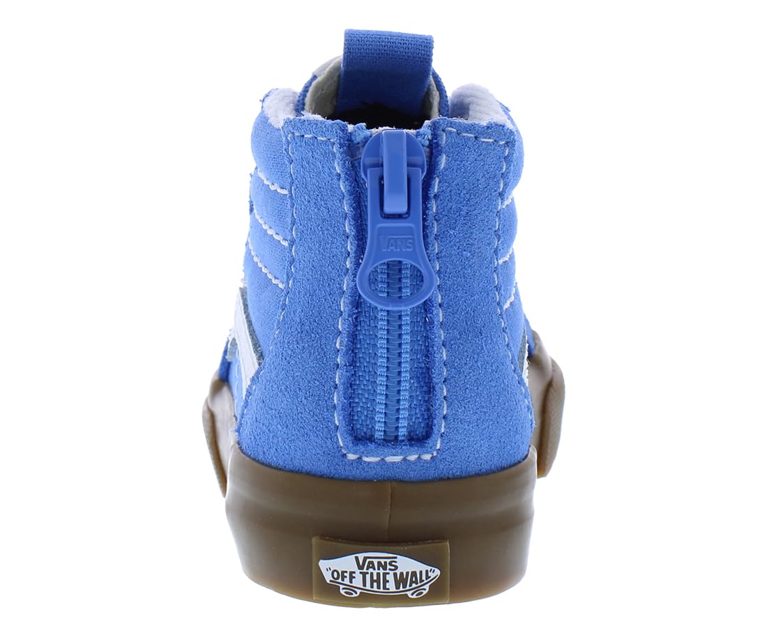 Vans Sk8 Hi Zip Infant/Toddler Shoes Size 7, Color: Gum Azure Blue-Blue