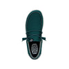 HEYDUDE Wally Sport Mesh Teal Size 4 | Men's Shoes | Men's Slip On Loafers | Comfortable & Light Weight