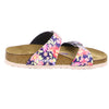 Birkenstock Sandales Sydney Sfb Birko-flor Supernatural Flower Navy, Women’s Sandal, Super Natural Flower Navy, 7 UK (40 EU)