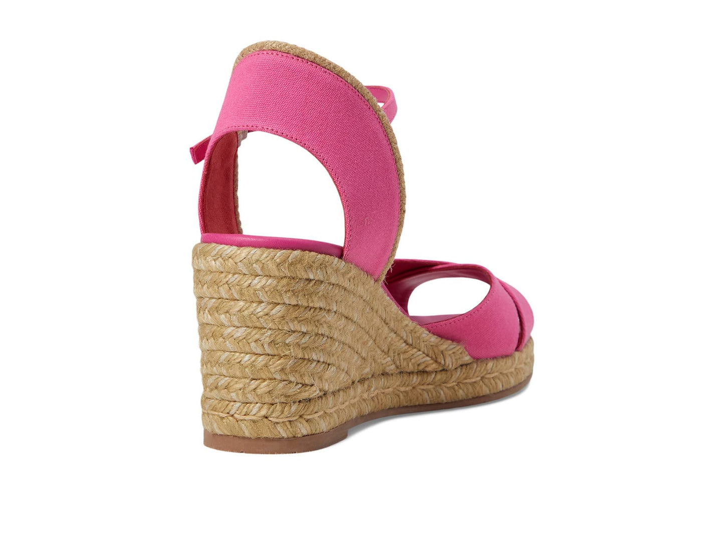 Stuart Weitzman Mirela II Espadrille Wedge Fuchsia/Natural 9.5 B