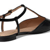 Cole Haan Women's Marlah T-Strap Ballet Flats, Black Box Leather, 11-B US