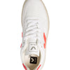 Veja Women V-10 Sneakers White - Rose Fluo 5 US